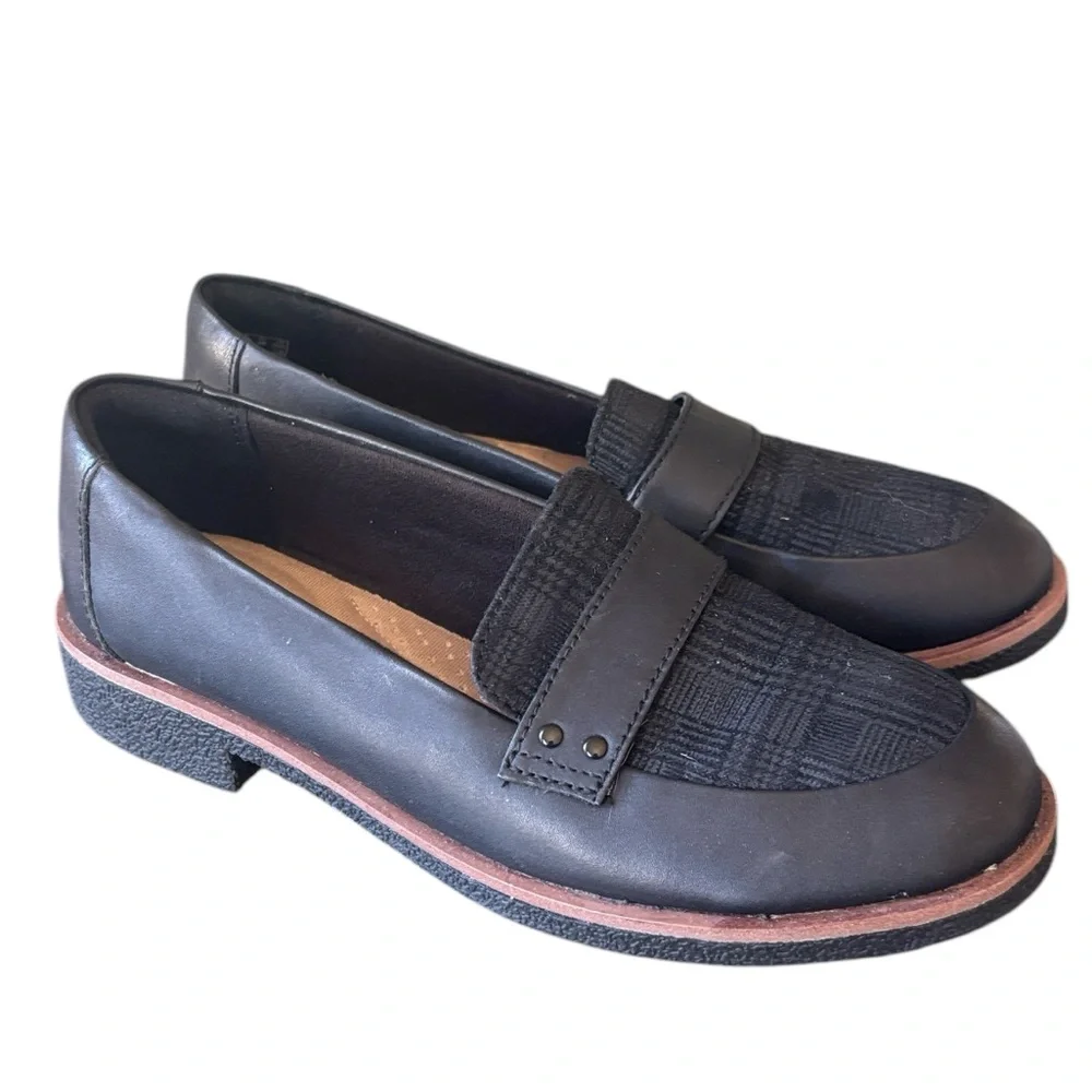Clark’s Griffin Sail‎ Black Loafer Size 6